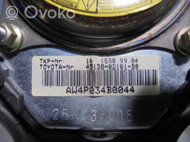 Toyota Yaris Poduszka powietrzna Airbag kierownicy 451300D101B0