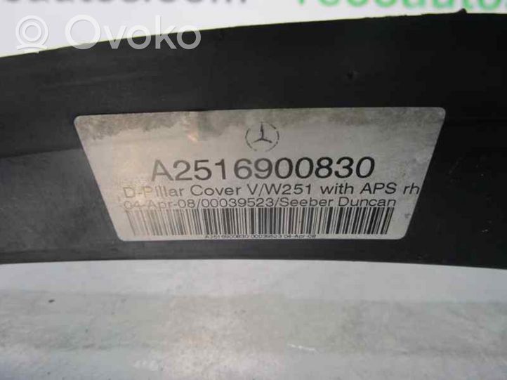 Mercedes-Benz R W251 Listwa wykończeniowa drzwi przesuwanych A2516900830