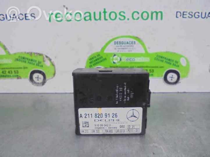 Mercedes-Benz S W220 Ajonestolaitteen ohjainlaite/moduuli 2118209126