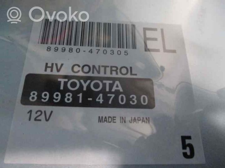 Toyota Prius (XW10) Autres unités de commande / modules 8998147030