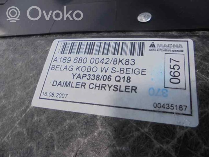 Mercedes-Benz A W169 Półka tylna bagażnika A1696800042