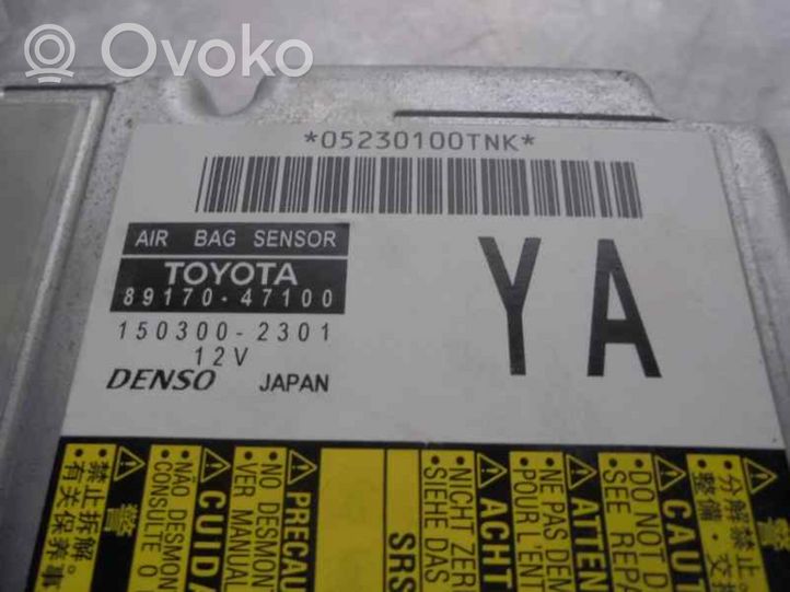 Toyota Prius (XW50) Sterownik / Moduł Airbag 8917047100