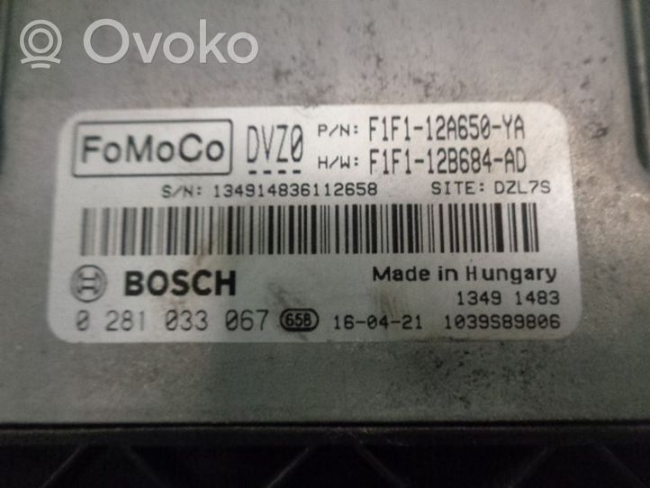 Ford Focus Calculateur moteur ECU F1F112A650YA