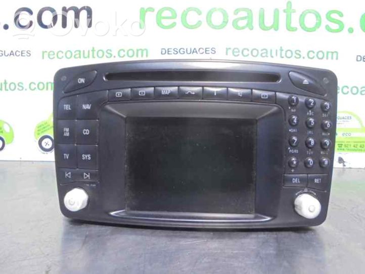 Mercedes-Benz CLK A209 C209 Monitor / wyświetlacz / ekran A2038275242