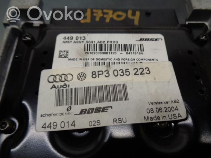 Audi A3 S3 A3 Sportback 8P Amplificatore 8P3035223