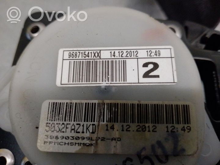 Citroen C4 II Takaistuimen turvavyö 96871541XX