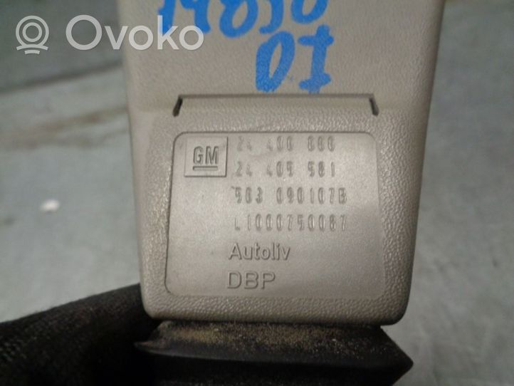 Opel Omega B1 Fibbia della cintura di sicurezza anteriore 24406666