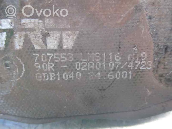 Opel Corsa B Klocki hamulcowe tylne 