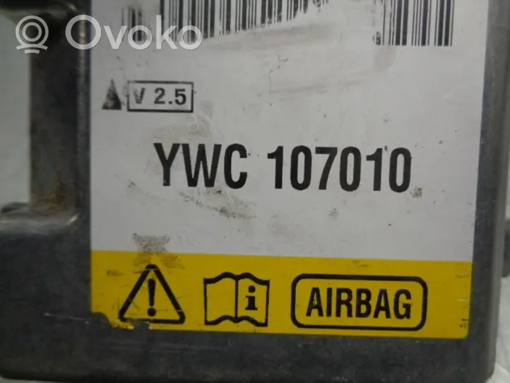 MG ZS Module de contrôle airbag YWC107010