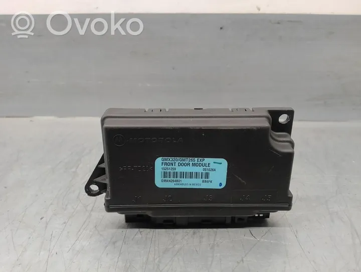 Cadillac SRX Door central lock control unit/module 15251259