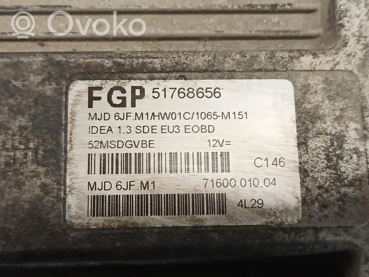 Fiat Idea Sterownik / Moduł ECU 51768656