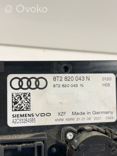 Audi A5 8T 8F Ilmastoinnin ohjainlaite 8T2820043N
