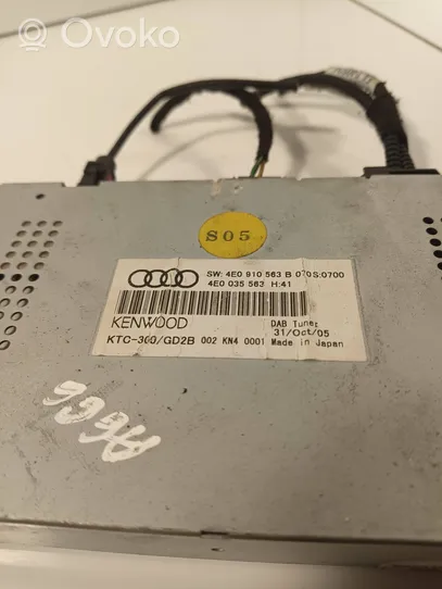 Audi A6 S6 C6 4F Controllo multimediale autoradio 4E0035563