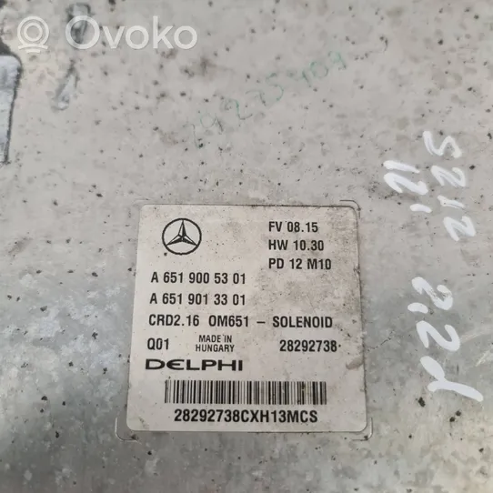 Mercedes-Benz E W212 Sterownik / Moduł ECU A6519005301