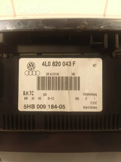 Audi Q7 4L Unité de contrôle climatique 4L0820043F