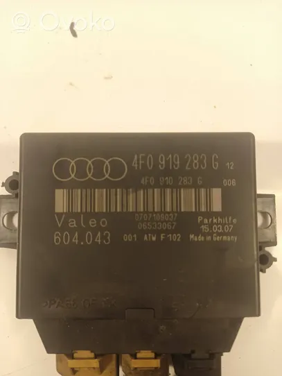 Audi Q7 4L Pysäköintitutkan (PCD) ohjainlaite/moduuli 4F0919283G