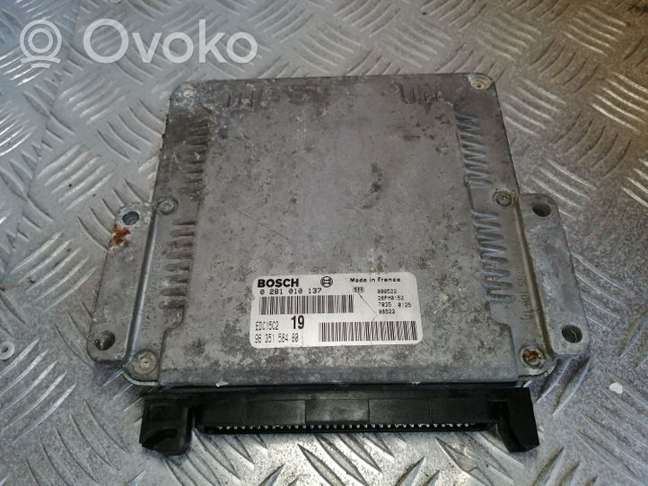 Citroen Xsara Picasso Calculateur moteur ECU 9635158480