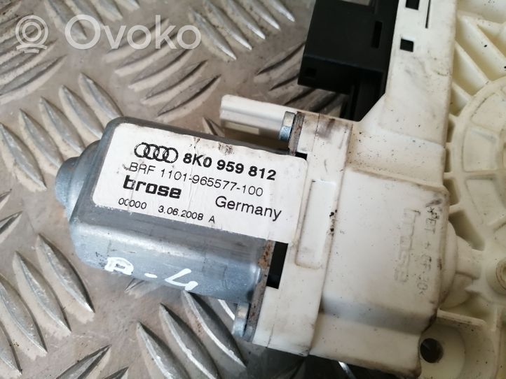 Audi A4 S4 B8 8K Moteur de lève-vitre de porte arrière 8K0959812