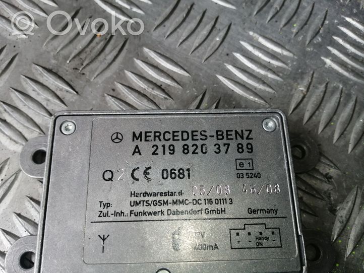 Mercedes-Benz E W211 Amplificatore antenna A2198203789