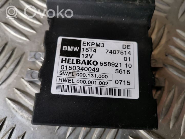 BMW 5 F10 F11 Degalų (kuro) siurblio valdymo blokas 16147407514