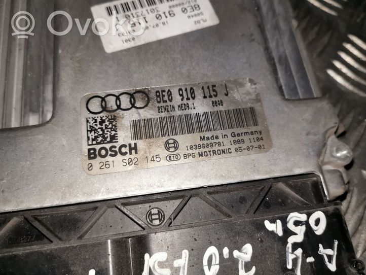 Audi A4 S4 B7 8E 8H Unidad de control/módulo del motor 0261S02145