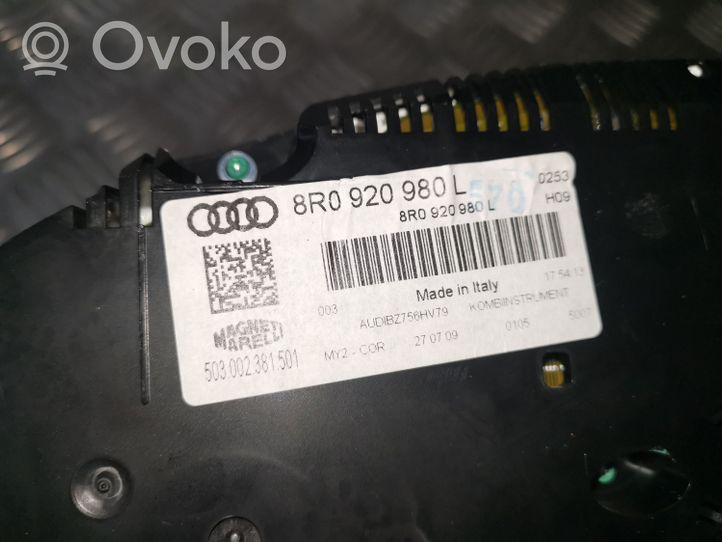 Audi Q5 SQ5 Nopeusmittari (mittaristo) 8R0920980L