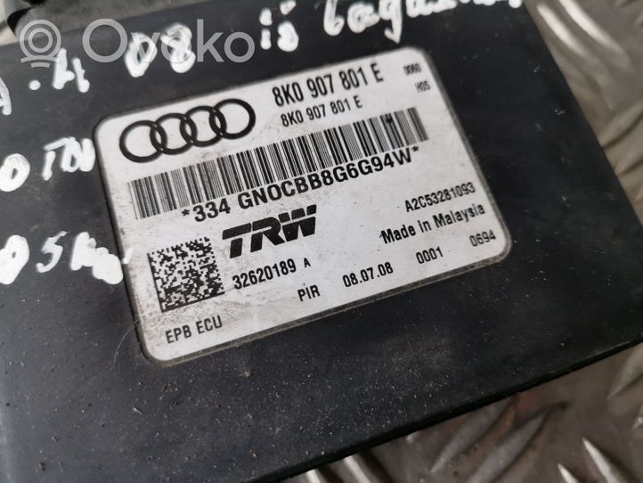 Audi A4 S4 B8 8K Modulo di controllo del freno a mano 8K0907801E