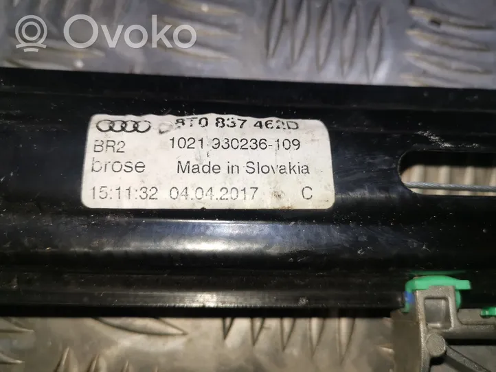 Audi A5 8T 8F Elektriskais loga pacelšanas mehānisms bez motoriņa 8T0837462D