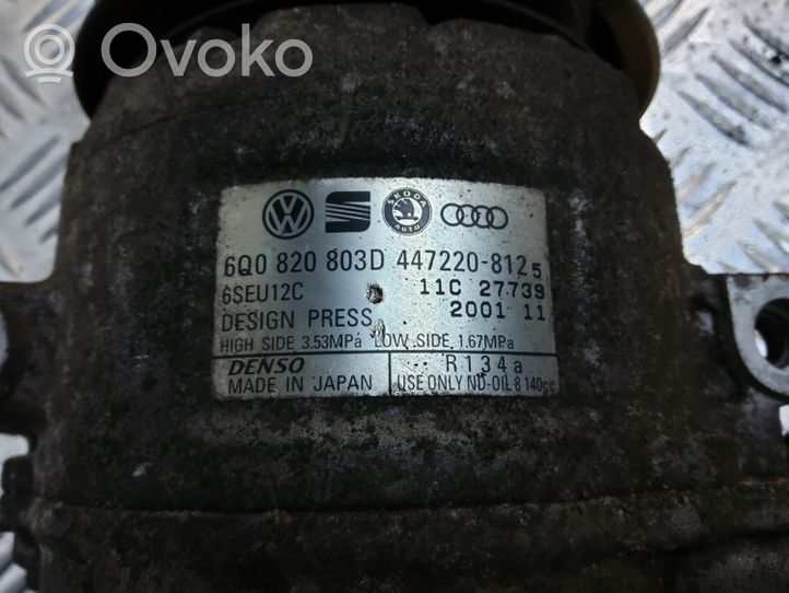 Seat Ibiza III (6L) Air conditioning (A/C) compressor (pump) 4472208125