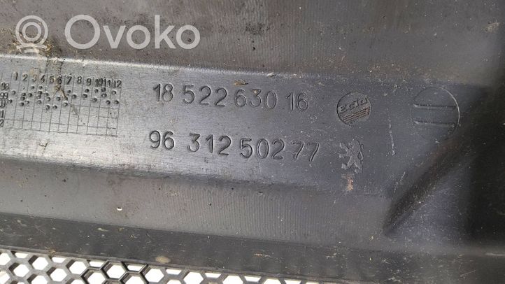 Peugeot 406 Etupuskurin ylempi jäähdytinsäleikkö 9631250277