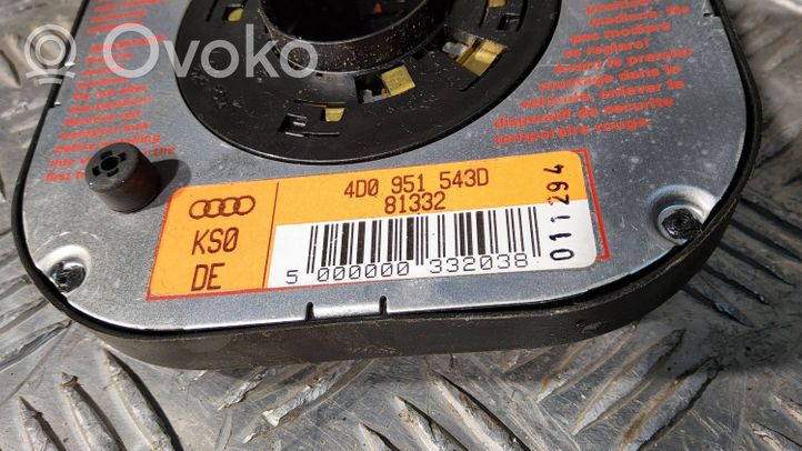 Audi A8 S8 D2 4D Airbag slip ring squib (SRS ring) 4D0951543D