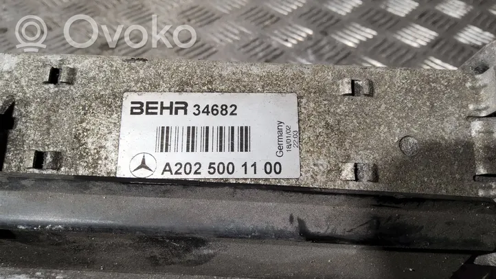 Mercedes-Benz CLK A208 C208 Välijäähdyttimen jäähdytin A2025001100