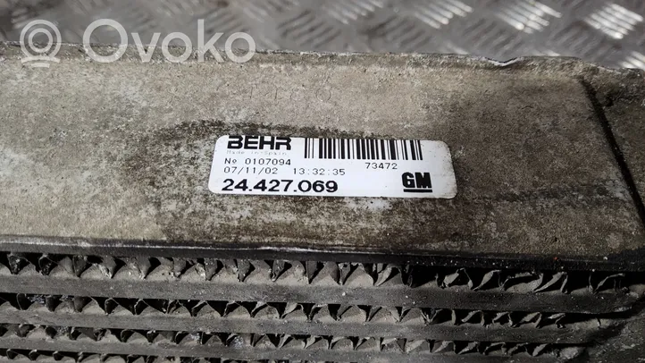 Opel Corsa C Chłodnica powietrza doładowującego / Intercooler 24427069