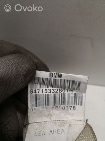 BMW 7 E65 E66 Pas bezpieczeństwa fotela tylnego 