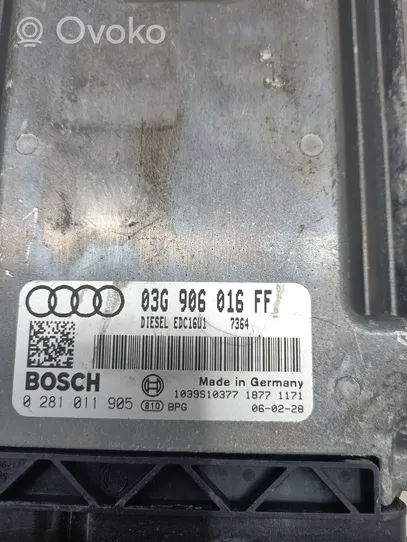 Audi A3 S3 8P Блок управления двигателя 03G906016FF
