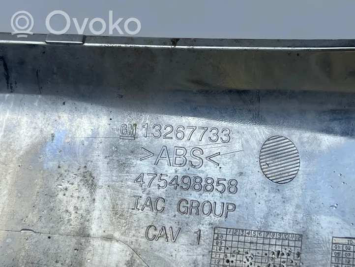 Opel Meriva B Etupuskurin ylempi jäähdytinsäleikkö 13267733