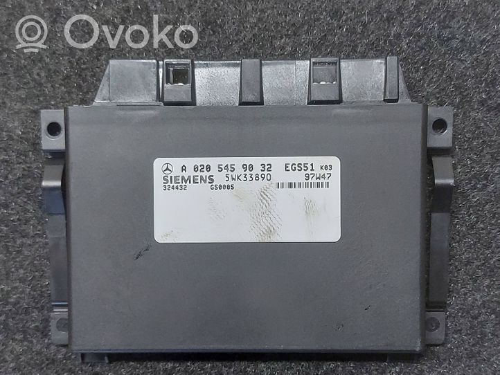 Mercedes-Benz SLK R170 Module de contrôle de boîte de vitesses ECU A0205459032