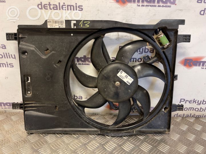 Opel Adam Electric radiator cooling fan P6188004