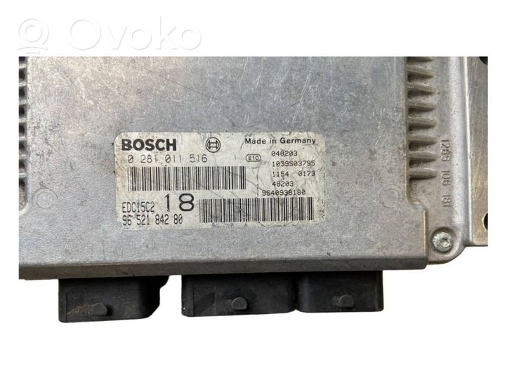 Peugeot 607 Calculateur moteur ECU 0281011516