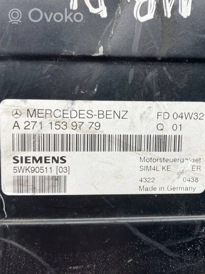 Mercedes-Benz SLK R171 Moottorin ohjainlaite/moduuli A2711539779
