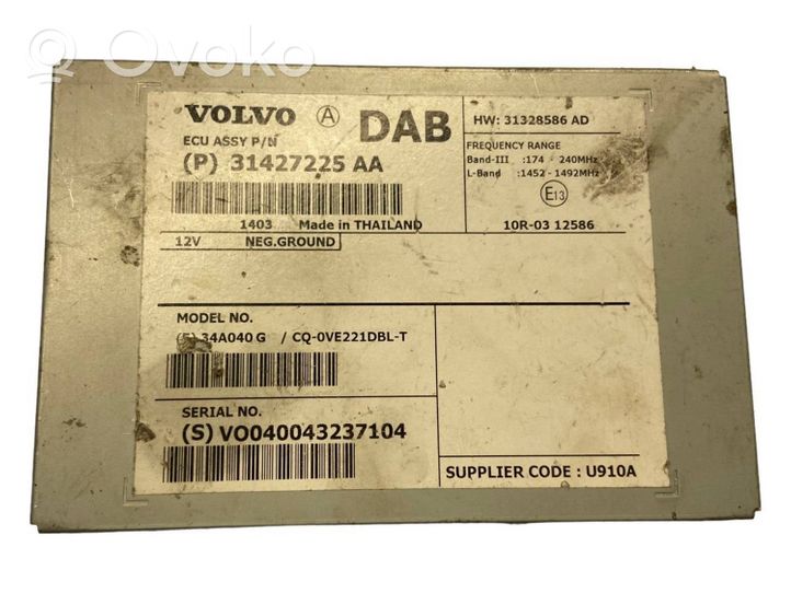 Volvo V40 Antenos valdymo blokas 31427225AA