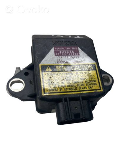 Toyota Land Cruiser (J120) ESP Drehratensensor Querbeschleunigungssensor 8918360020