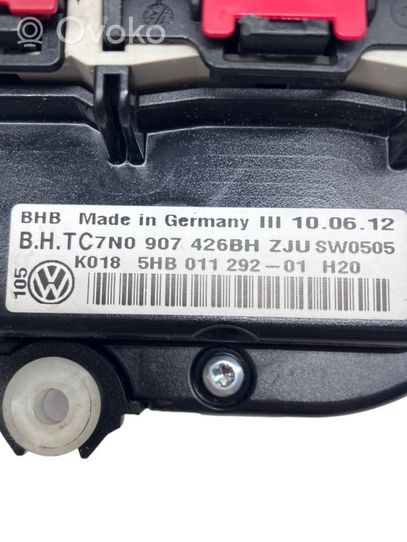 Volkswagen Jetta VI Gaisa kondicioniera / klimata kontroles / salona apsildes vadības bloks (salonā) 7N0907426BH