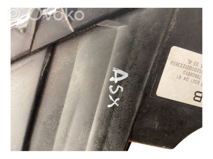 Mitsubishi ASX Faro/fanale 8301D481