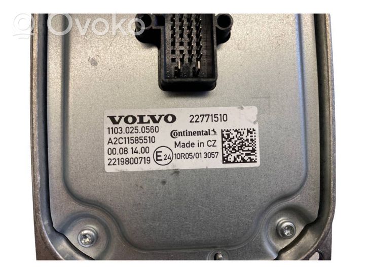 Volvo XC60 Module de contrôle de ballast LED 22771510