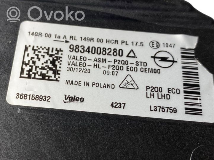 Opel Mokka B Lampa przednia 9834008280