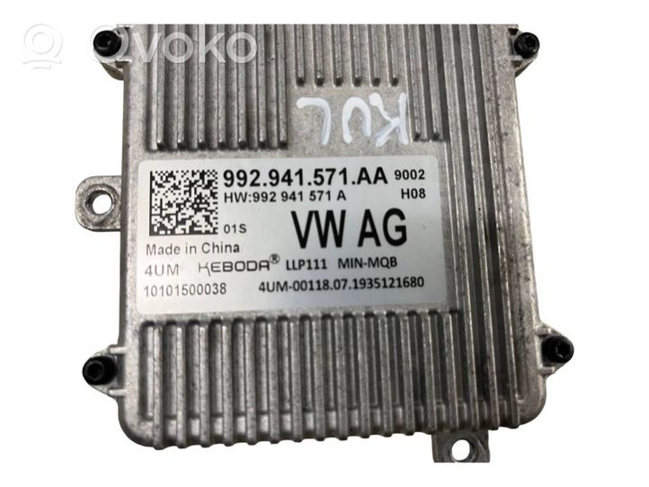 Skoda Superb B8 (3V) Unité de commande / module Xénon 992941571AA