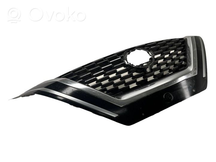 Nissan Qashqai J12 Grille calandre supérieure de pare-chocs avant 623106UAA