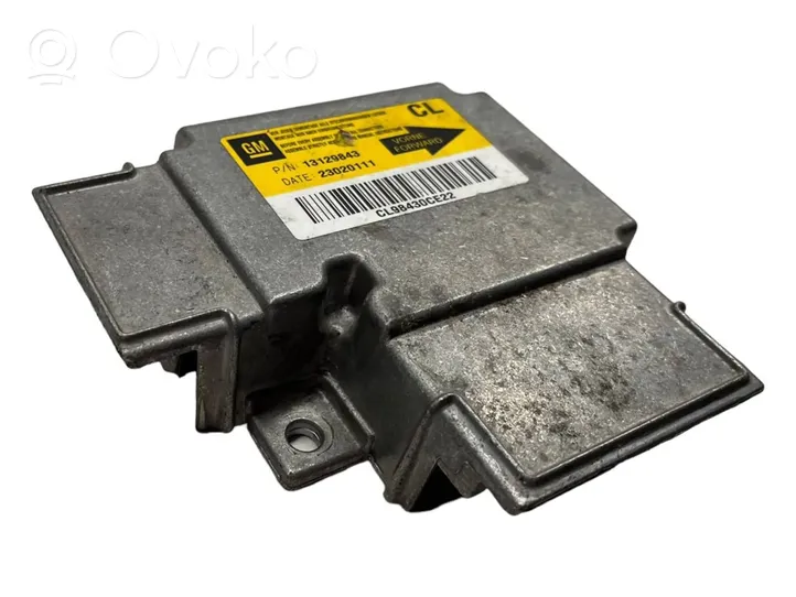 Opel Vectra C Oro pagalvių valdymo blokas 13129843