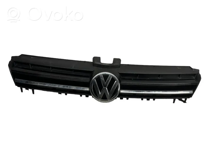 Volkswagen Golf VII Front bumper upper radiator grill 5G0853655A